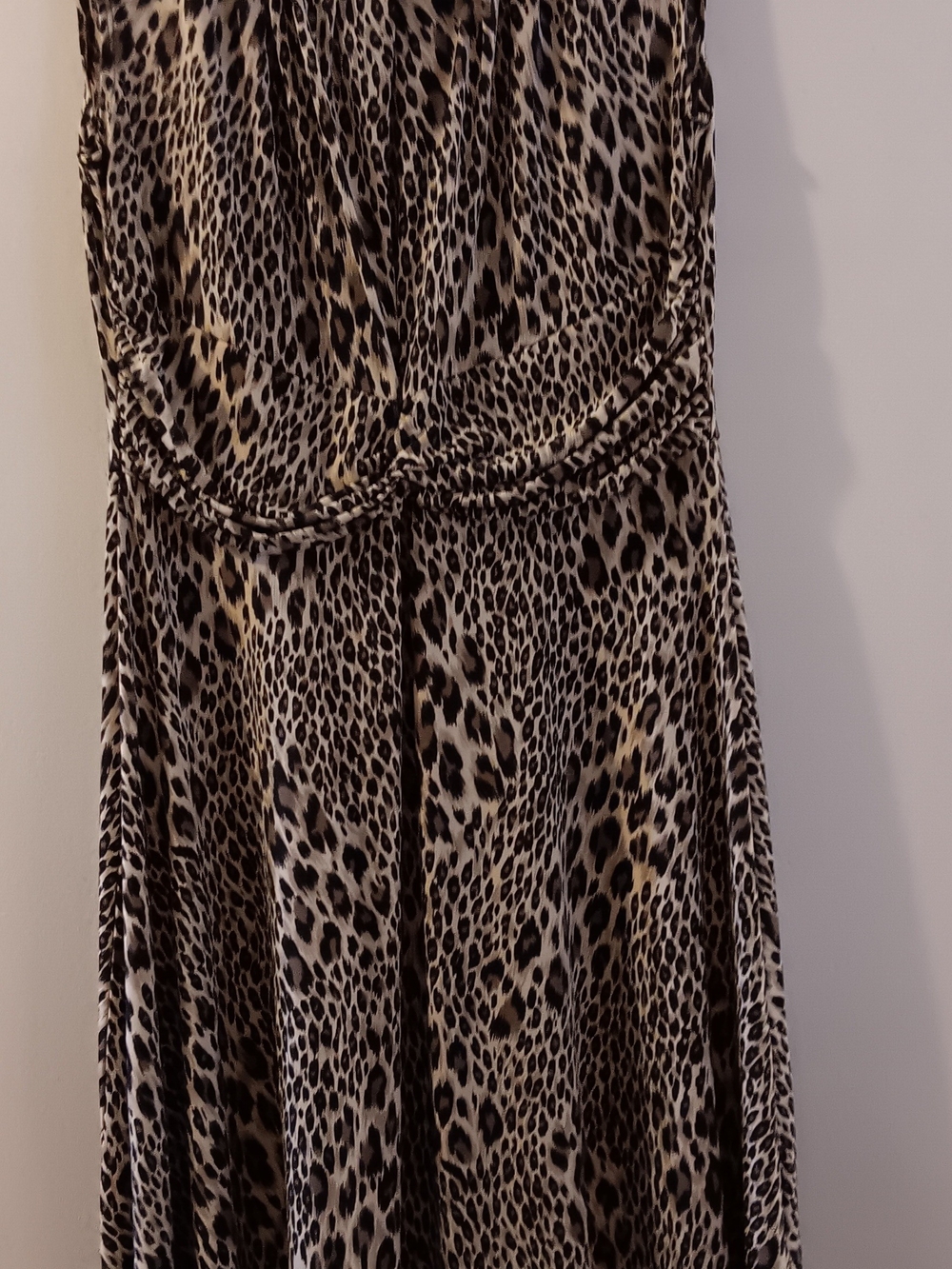 Leopard Print Women’s Dress - Neutral Tones